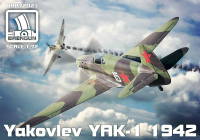 【新製品】BRP72021)ヤコブレフ Yak-1 戦闘機 1942年型