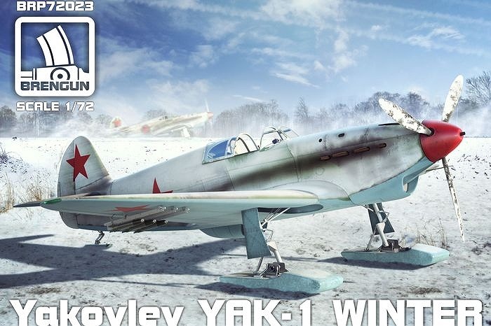 【新製品】BRP72023)ヤコブレフ Yak-1 戦闘機 冬季装備