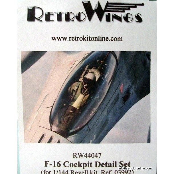 【新製品】RW44047)F-16C ファイティングファルコン コクピットセット