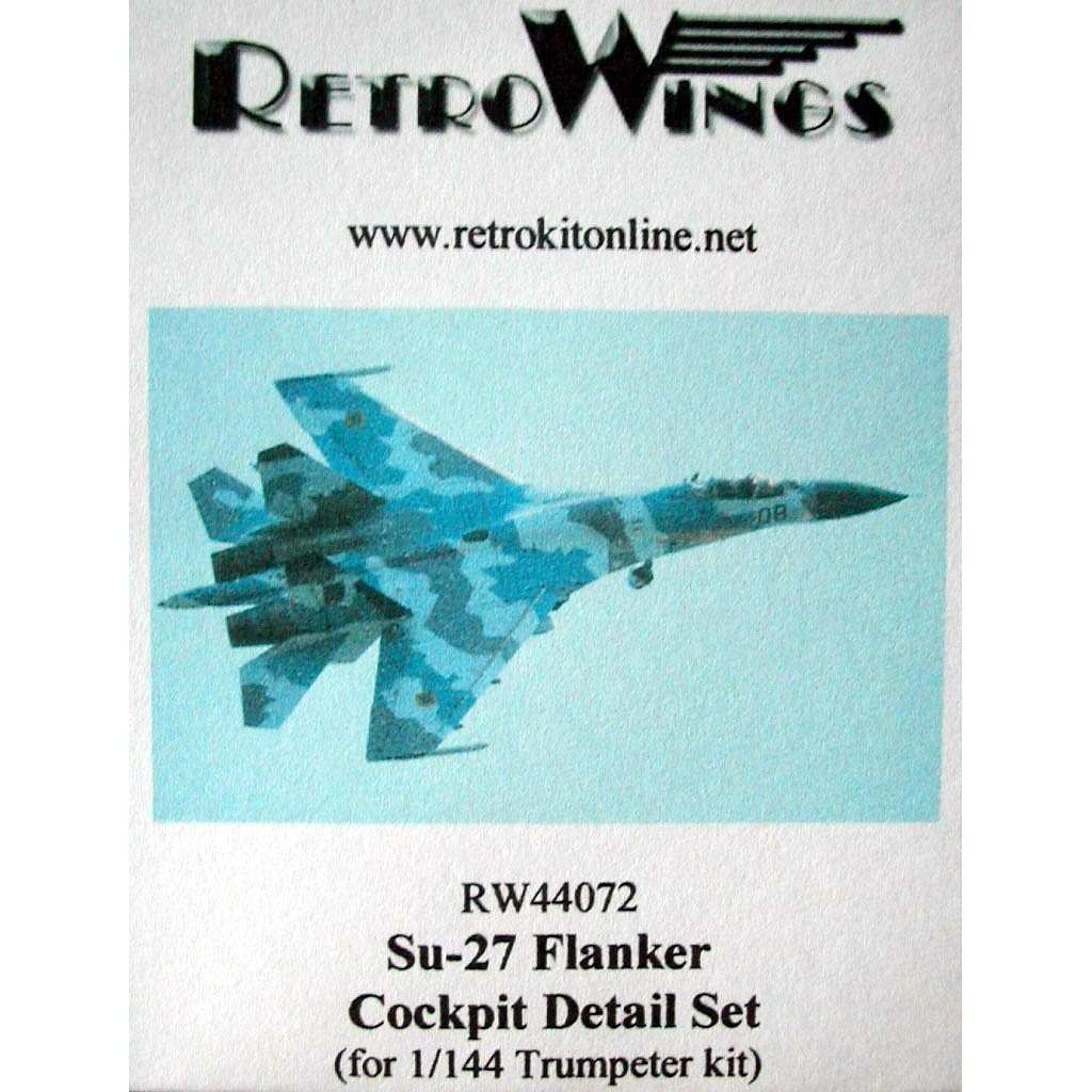 【新製品】RW44072)スホーイ Su-27 フランカー コクピットセット