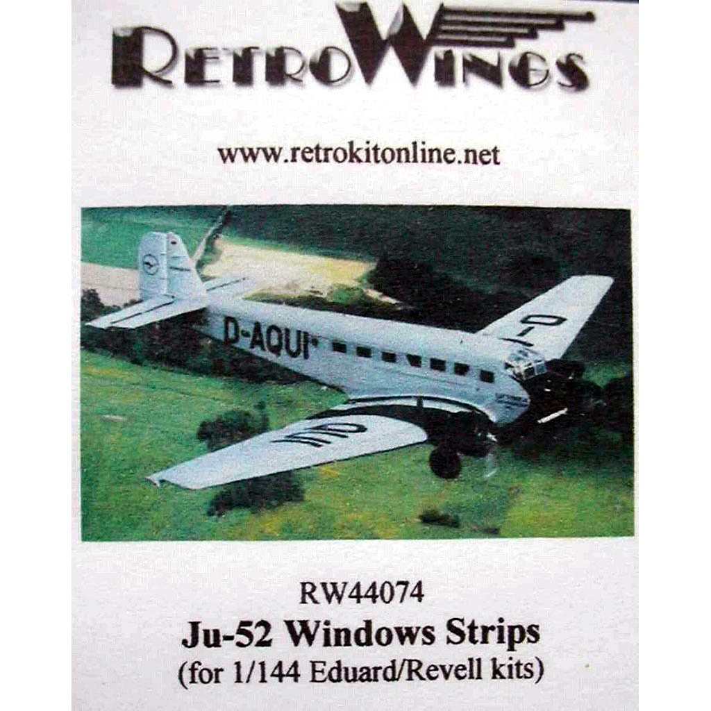 【新製品】RW44074)ユンカース Ju52 ウィンドウストリップセット