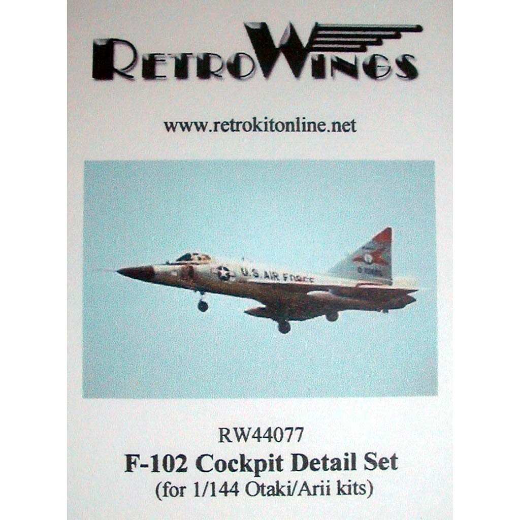 【新製品】RW44077)F-102 デルタダガー コクピットセット