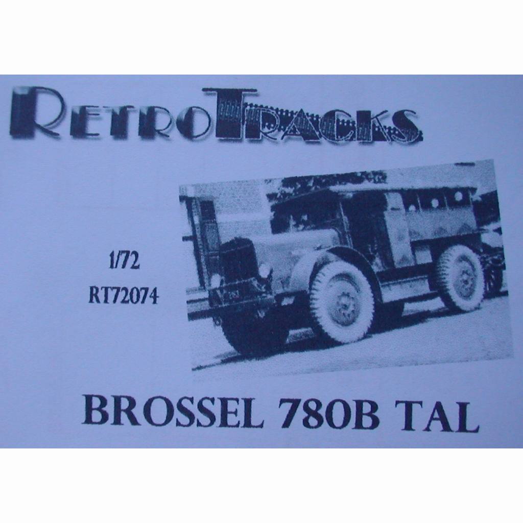 【新製品】R72074 WWII ベルギー ブロッセル780B TAL重牽引車