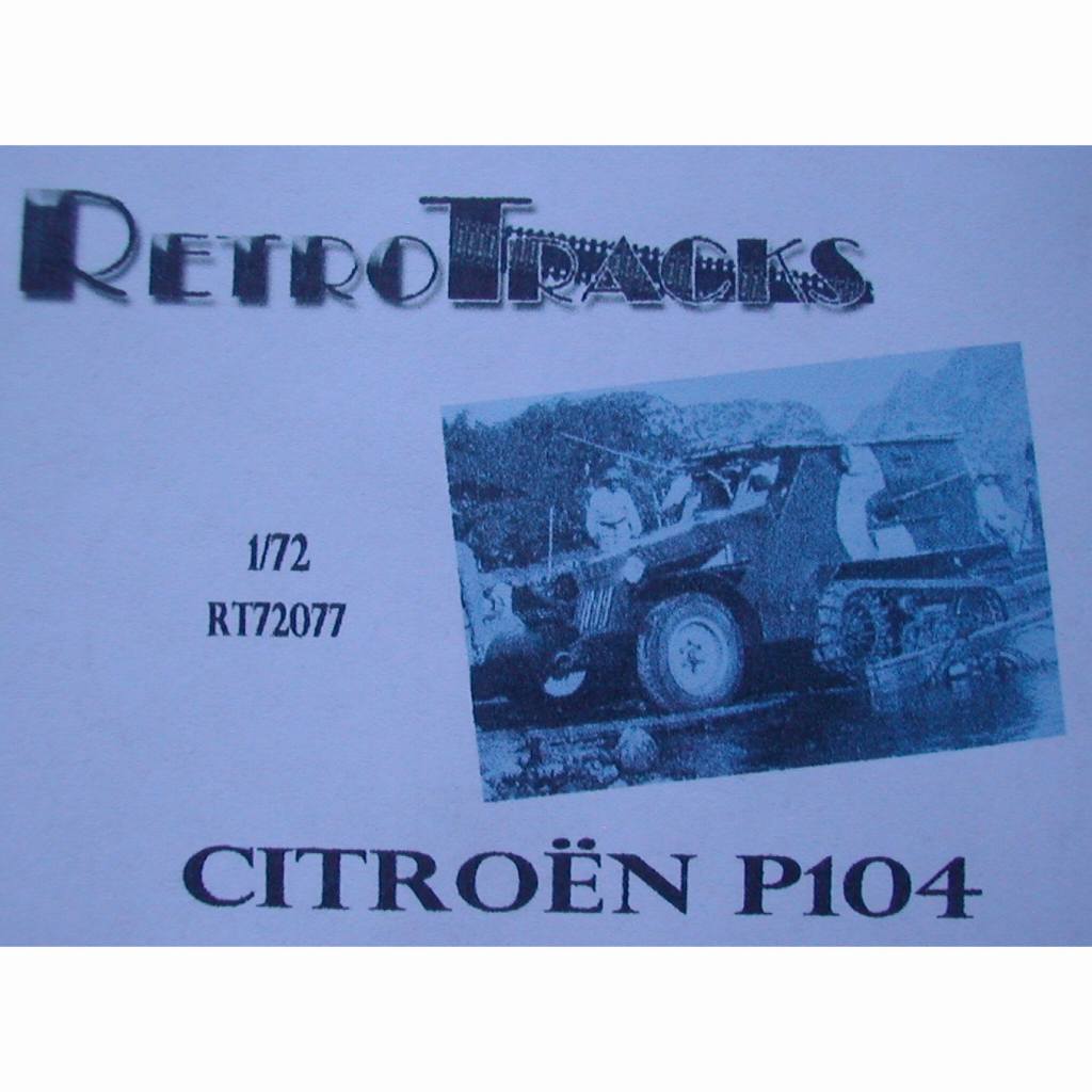 【新製品】R72077 WWII フランス シトロエン・ケグレス P104 半装軌車