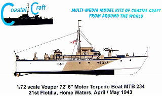 【新製品】[2013917200102] CC72001)イギリス 高速魚雷艇 ボスパー MTB 234