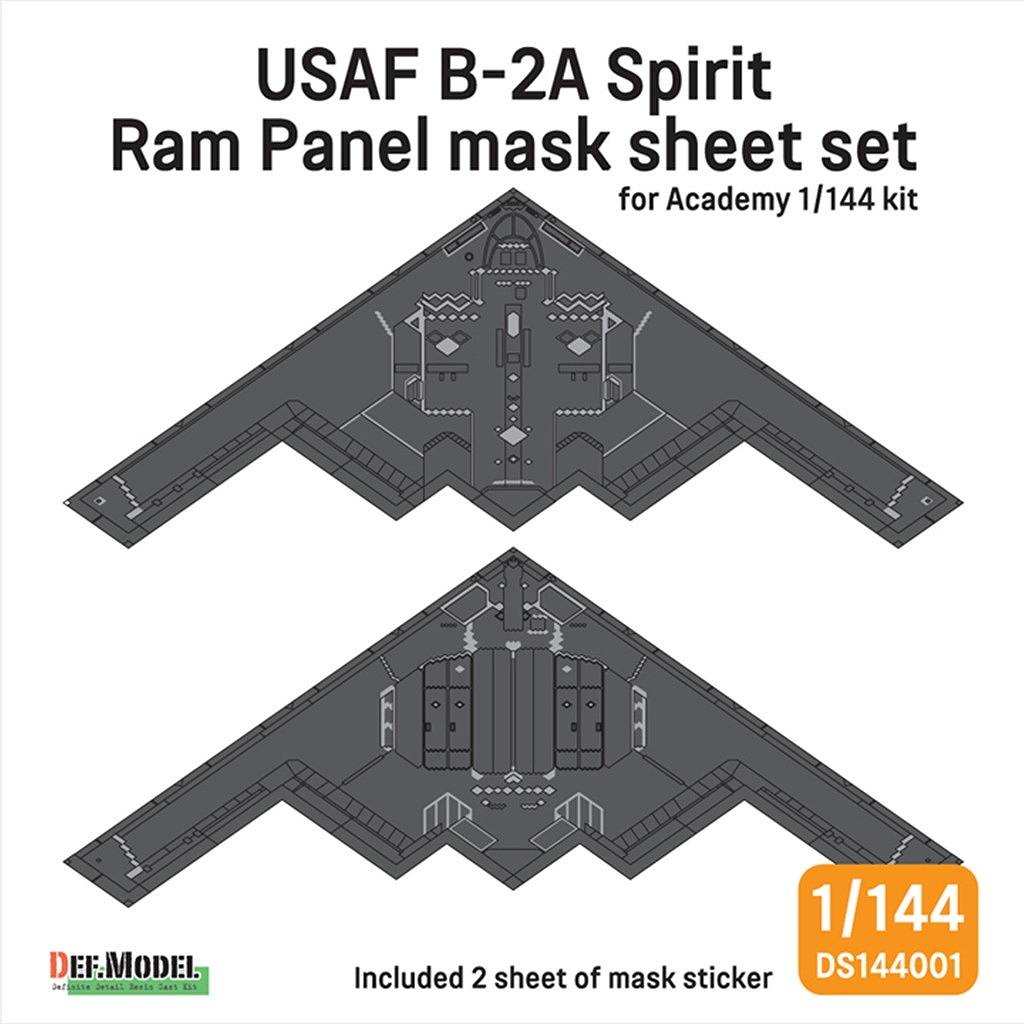 【新製品】DS144001 アメリカ B-2A スピリット RAMパネル用マスキングシートセット