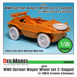 【新製品】[2013923000208] DW30002)シュビワーゲン/キューベルワーゲン WESA 自重変形タイヤ