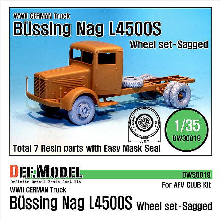 【予約受付中】[2013923001908] DW30019)ビュッシング NAG L4500S トラック 自重変形タイヤ