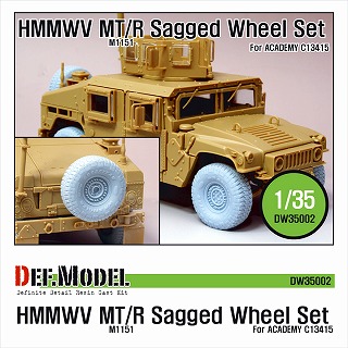 【新製品】[2013923500203] DW35002)M1151 ハンビー MT/R 自重変形タイヤ