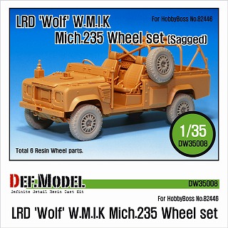 【新製品】[2013923500807] DW35008)LRD ウルフ W.M.I.K. Mich.235 自重変形タイヤ