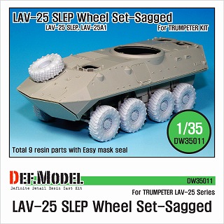 【新製品】[2013923501101] DW35011)LAV-25 SLEP/LAV-25A1 自重変形タイヤ