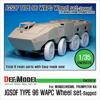 【新製品】[2013923501606] DW35016)陸上自衛隊 96式装輪装甲車 自重変形タイヤ