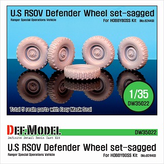 【新製品】[2013923502207] DW35022)U.S. RSOV ディフェンダー 自重変形タイヤ