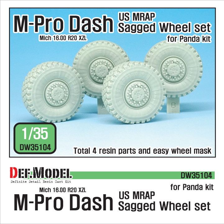 【新製品】DW35104 MRAP M-Pro Dash 自重変形タイヤセット