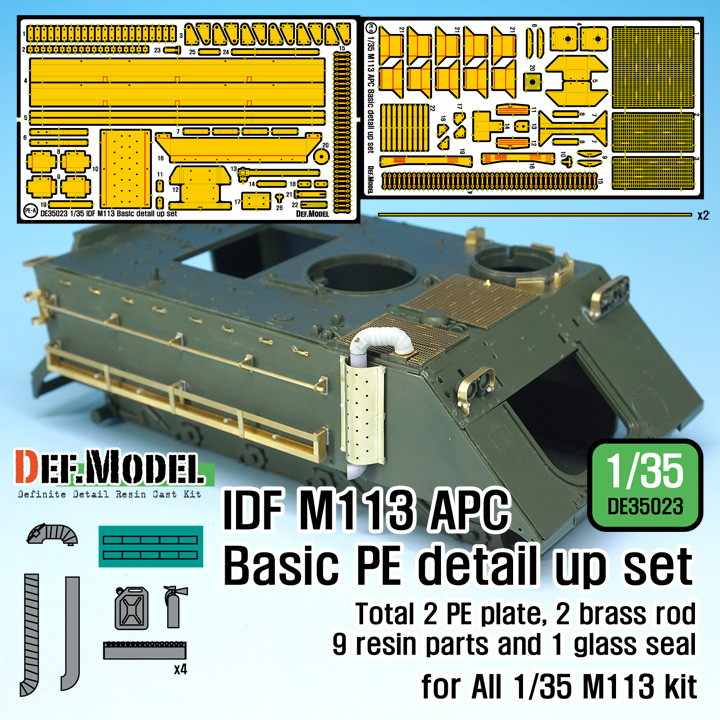 【新製品】DE35023 IDF M113 ベーシックエッチングパーツセット