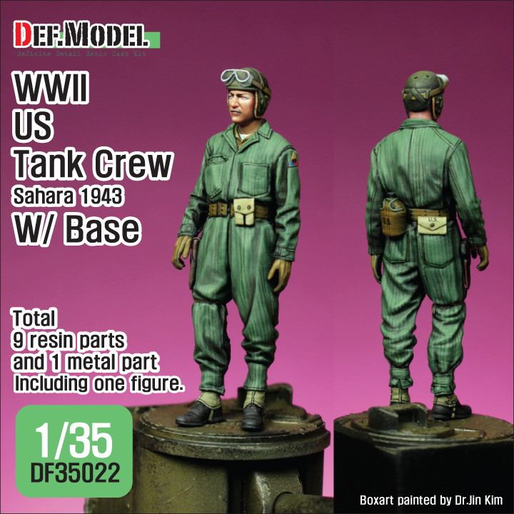 【新製品】DF35022 WWII アメリカ戦車兵 サハラ 1943年 w/ベース