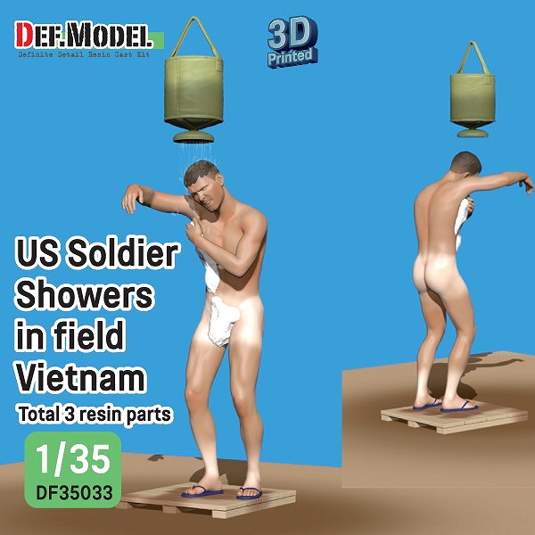 【新製品】DF35032 1/35 ベトナム戦争 簡易シャワーを浴びるアメリカ兵