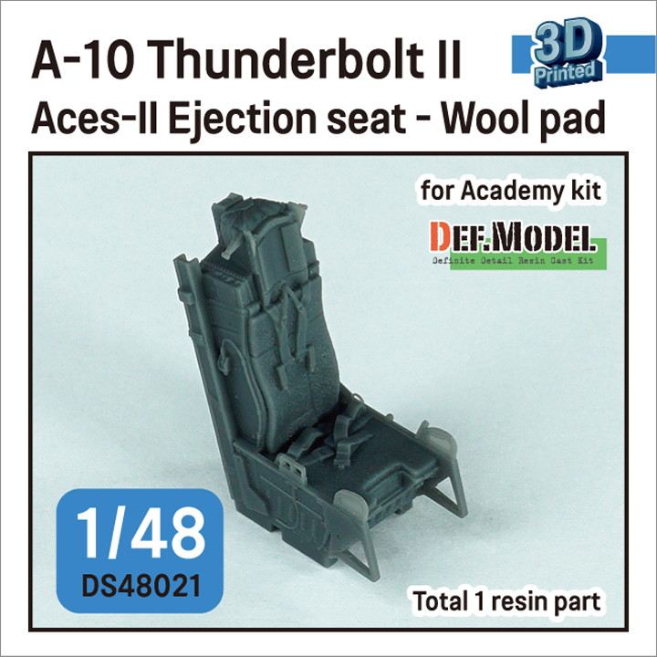 【新製品】DS48021 1/48 A-10 サンダーボルトII ACE-II イジェクションシート ウールタイプ