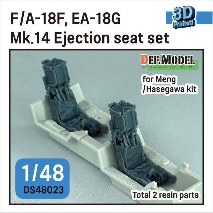 【再入荷】DS48023 1/48 F/A-18F スーパーホーネット、EA-18G グラウラー Mk.14イジェクションシート 複座