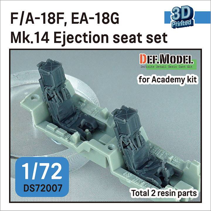 【新製品】DS72007 1/72 F/A-18Fスーパーホーネット, EA-18G グラウラー Mk.14 イジェクションシート 【ネコポス規格外】