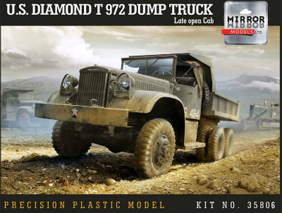 【新製品】35806)ダイアモンド T972 ダンプトラック オープンキャブ
