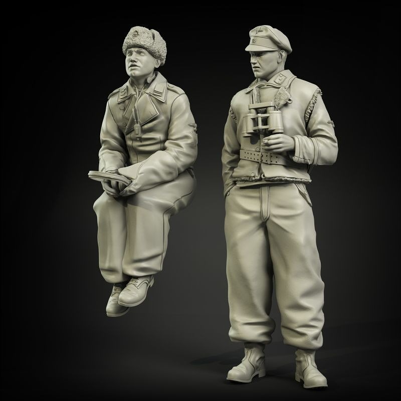 【新製品】RE35-050 Waffen-SS tank officers Kharkov set