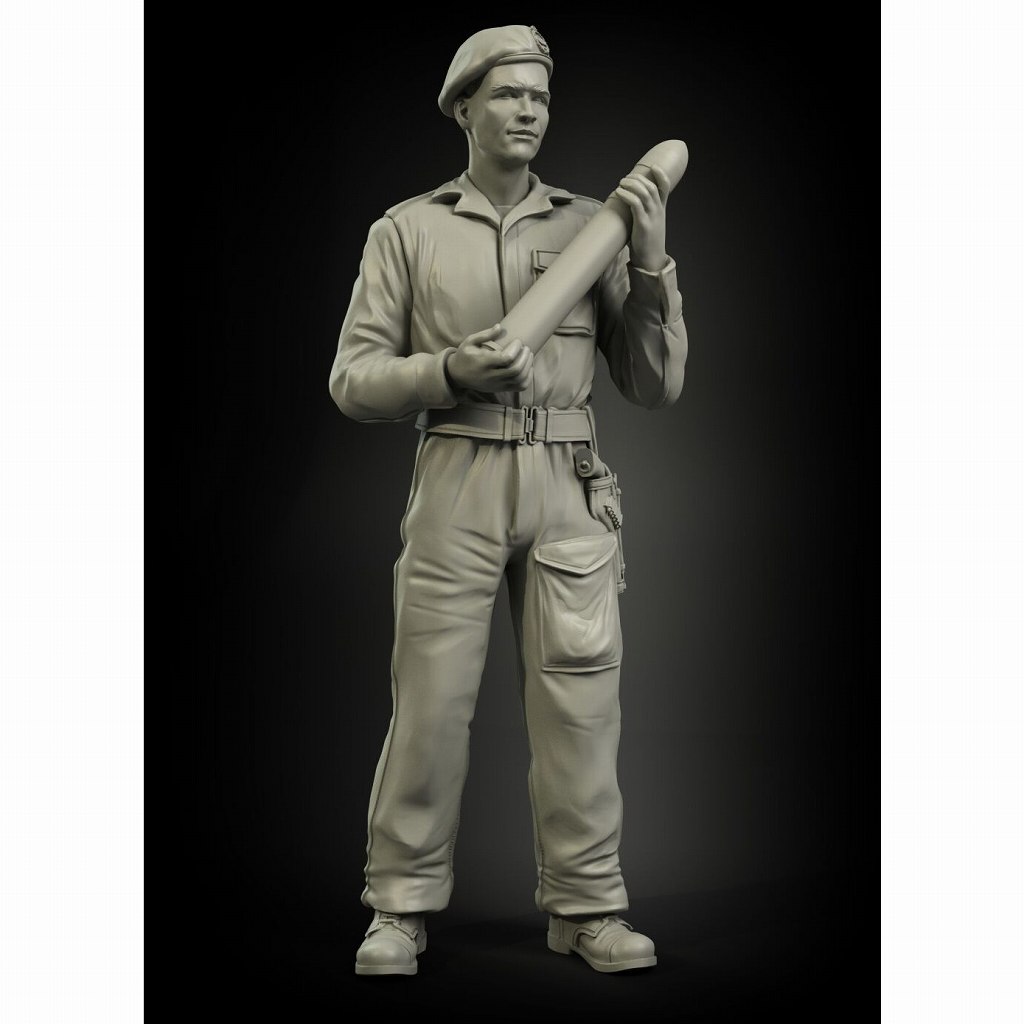 【新製品】RE35-051 British RAC North Africa loading 75mm ammo soldier No.1