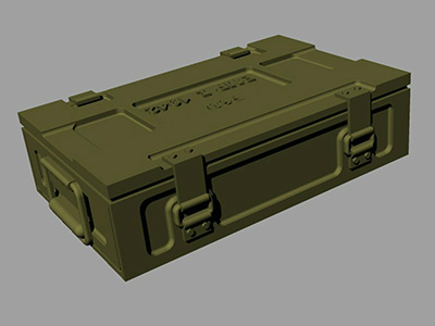【新製品】RE35-383)英 25ポンド砲 弾薬箱(HE&ATパターン)