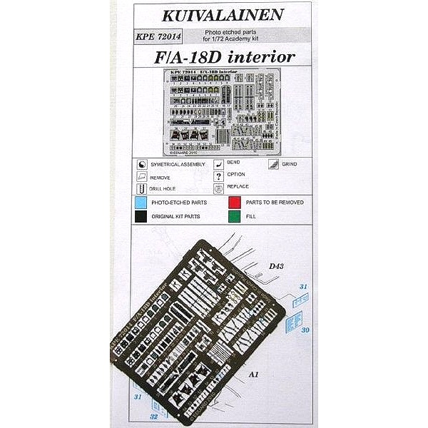 【新製品】KPE72014)F/A-18D スーパーホーネット エッチングパーツ