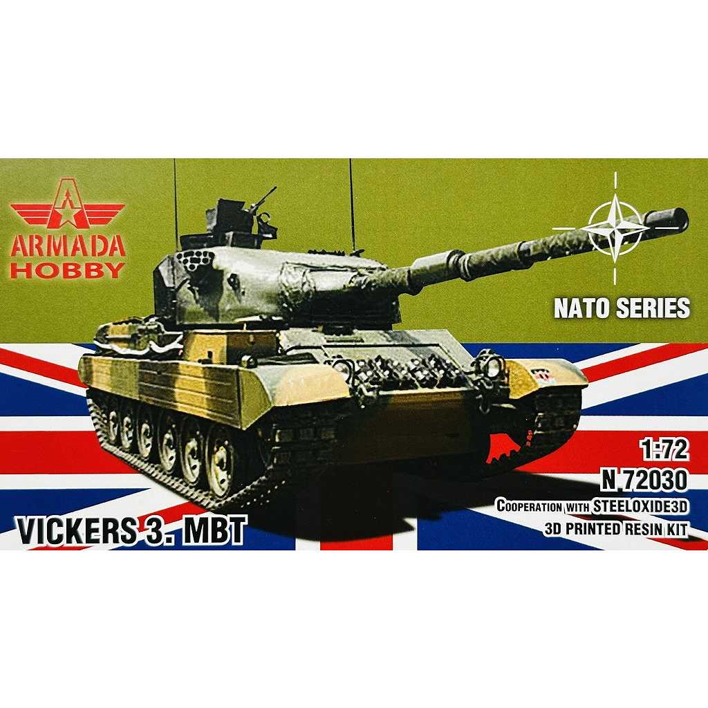 【新製品】N72030 1/72 イギリス ヴィッカース MBT Mk.3