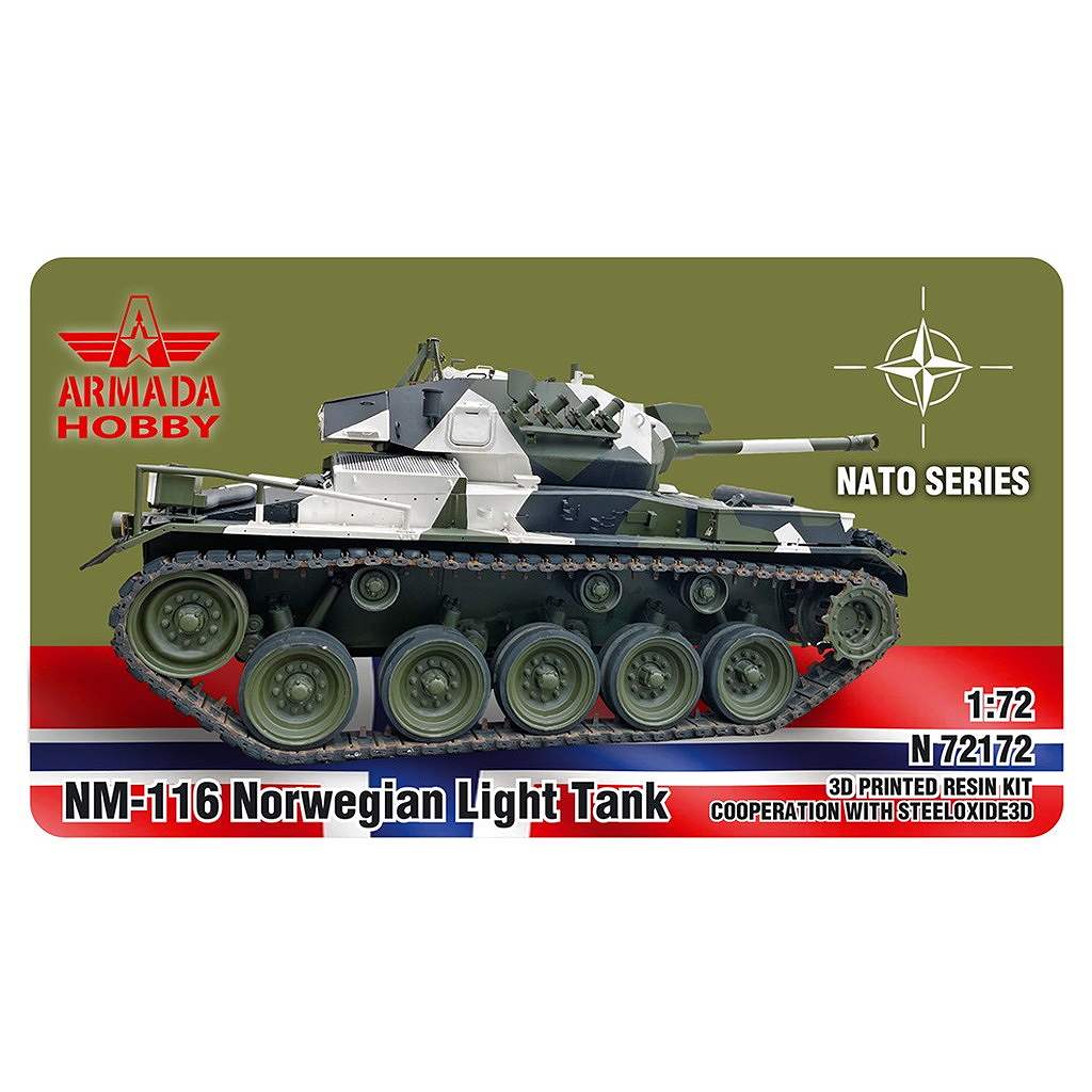 【新製品】M72172 1/72 ノルウェー NM-116 軽戦車