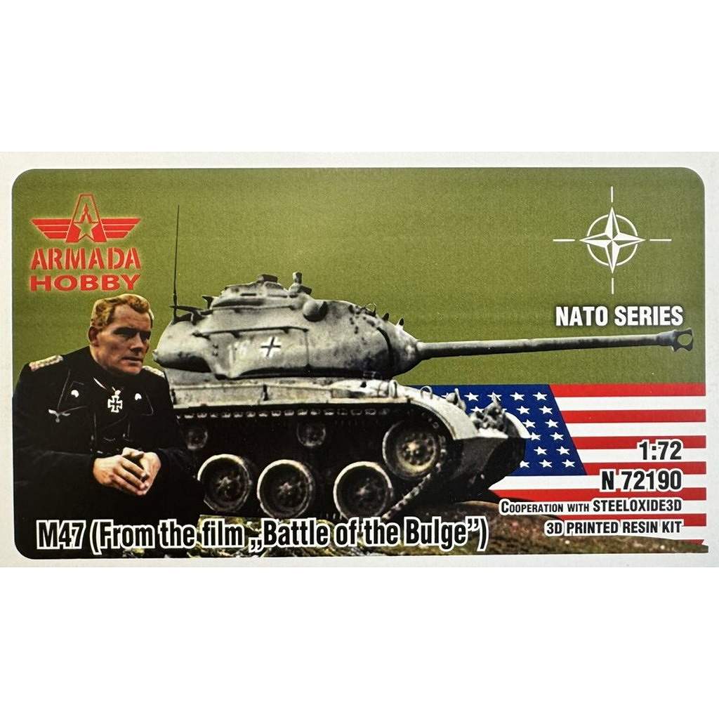 【新製品】M72190 1/72 M47 パットン 映画「バルジ大作戦」