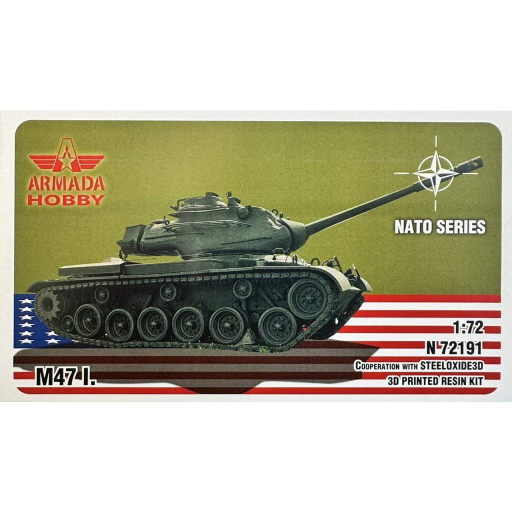 【新製品】M72191 1/72 イタリア M47 I.