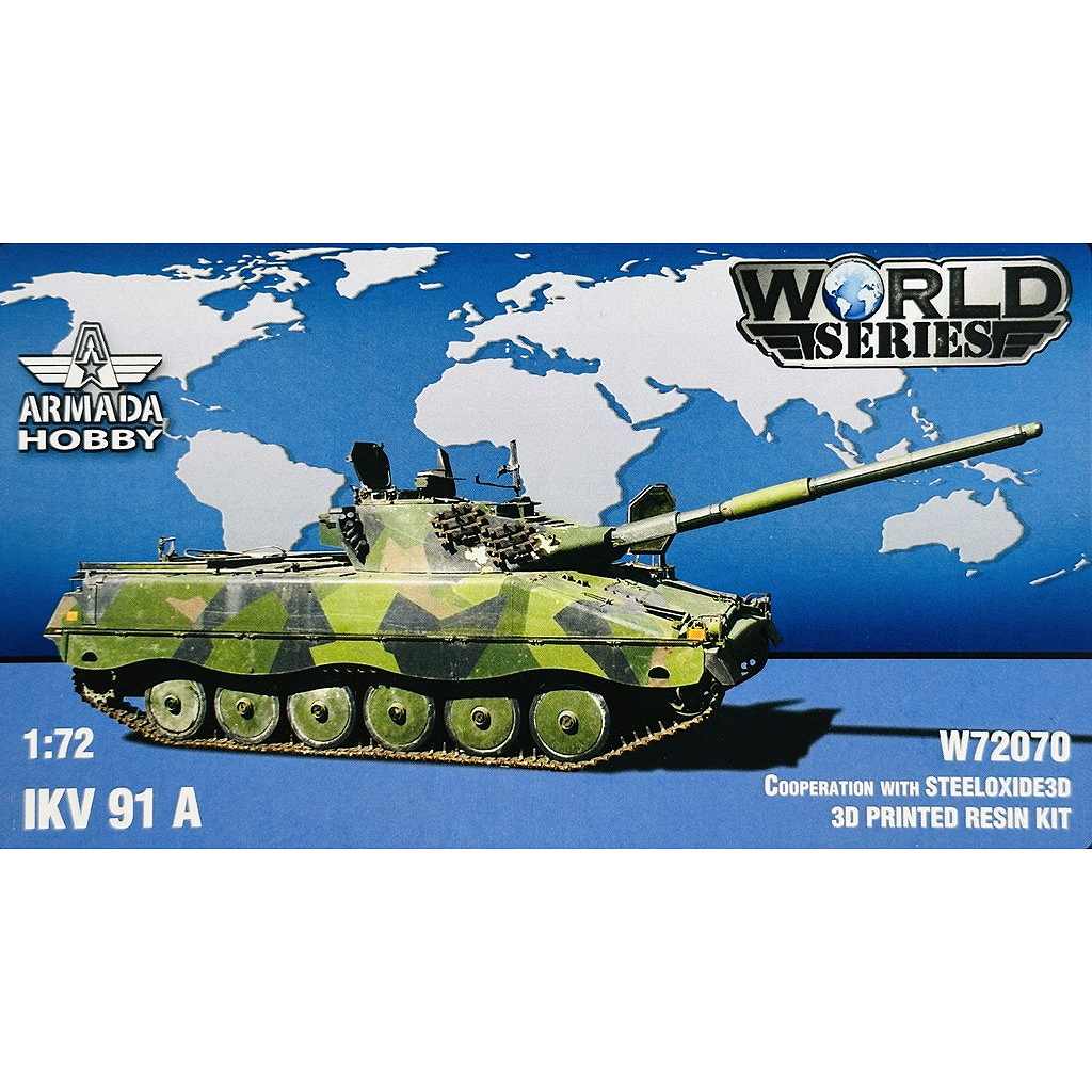【新製品】W72070 1/72 スウェーデン Ikv91 水陸両用軽戦車