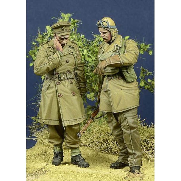 【新製品】DD35094)WWII 英 将校&伝令兵セット フランス1940(2体セット)