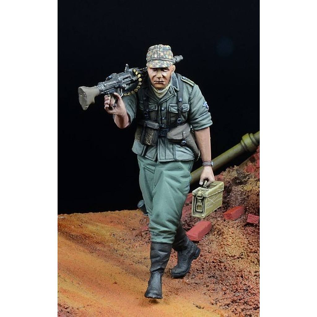 【新製品】DD35270 1/35 WWII ドイツ 武装親衛隊 徒歩中のMG34機関銃手 1944-45
