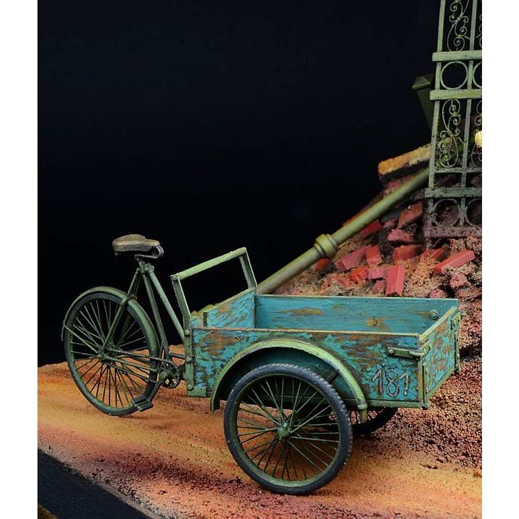 【新製品】DD35275 1/35 WWII ドイツ 荷台付三輪自転車