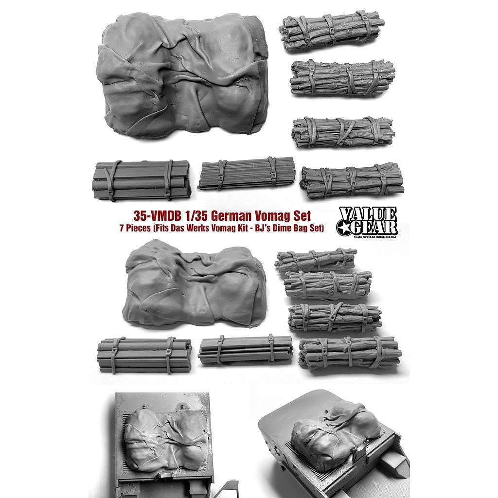 【新製品】BJVM WWII ドイツ フォマーグ 重軍用トラック 積荷セット