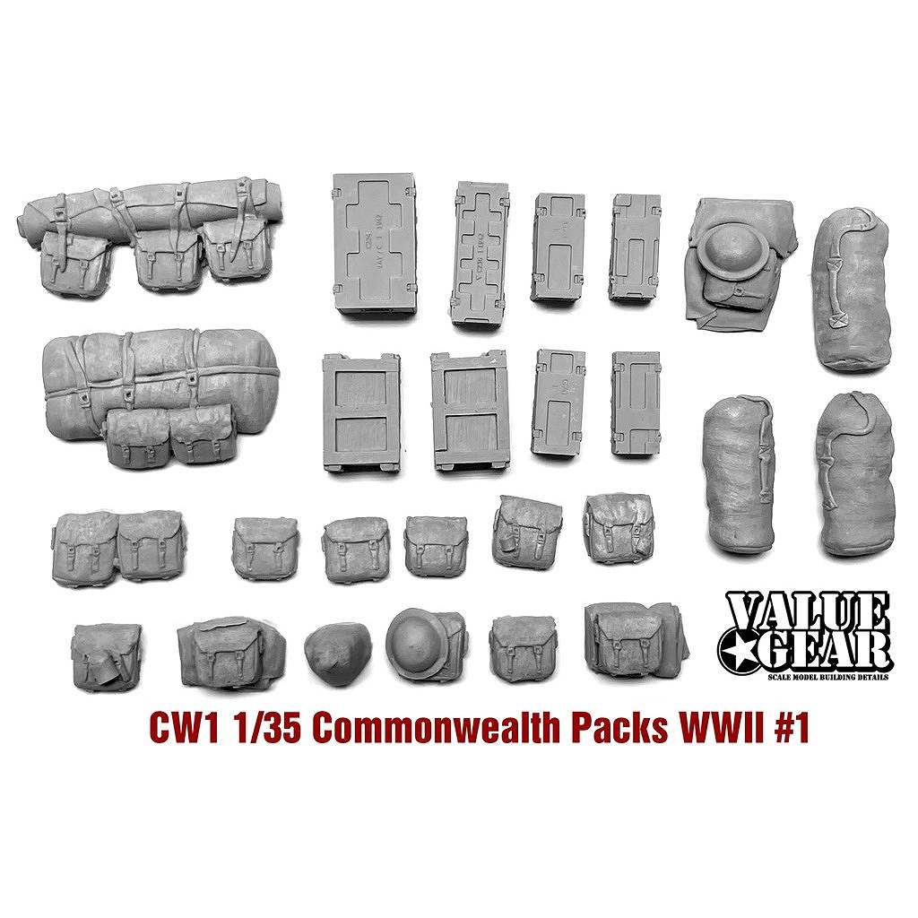 【新製品】CW1 WWII イギリス軍/イギリス連邦軍 バッグ&パックセット #1