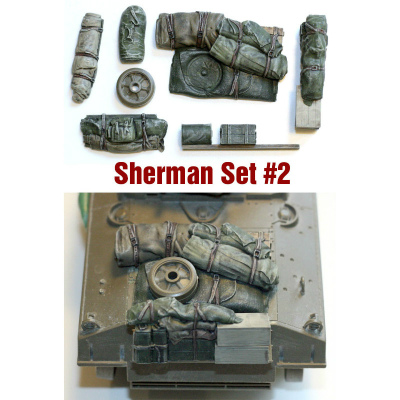 【再入荷】SH002 シャーマン エンジンデッキ積荷セット #2
