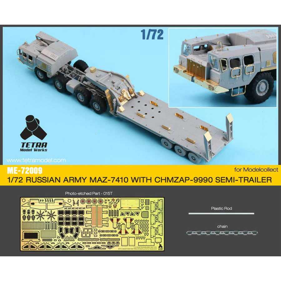 【新製品】ME-72009 ロシア陸軍 MAZ-7410 w/ChMZAP-9990 セミトレーラー用