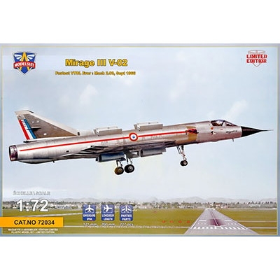 【新製品】72034 ミラージュIII V-02 垂直離着陸実験機（No.72034）