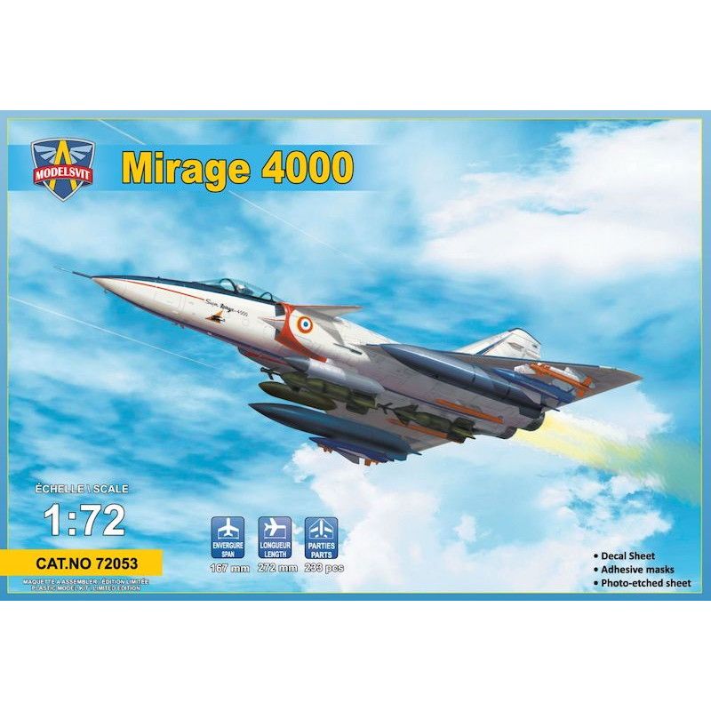 【新製品】72053 ミラージュ4000 試作戦闘機w/武装