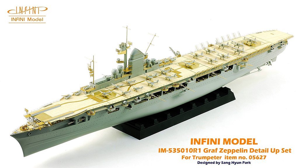 【新製品】IM-535010R1)ドイツ海軍 航空母艦 グラーフ・ツェッペリン ディテールアップセット