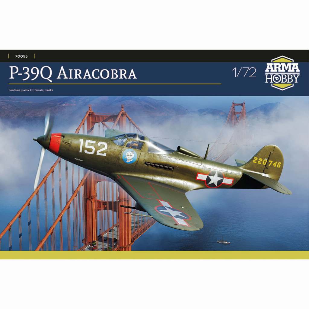 【新製品】70055 1/72 P-39Q エアラコブラ