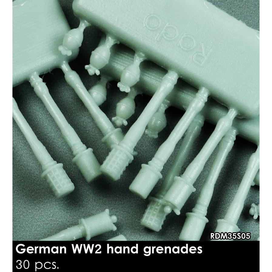 【新製品】RDM35S05 1/35 WWII ドイツ 手榴弾セット(30個入)