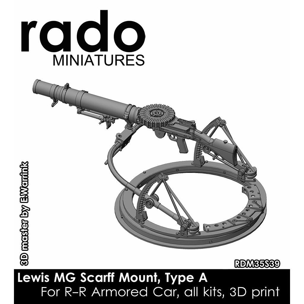 【新製品】RDM35S39 1/35 WWII イギリス ルイス機関銃 w/スカーフマウント タイプA