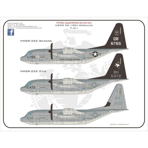 【新製品】FL48011 米海兵隊 CH-130J ハーキュリーズ USMC KC-130J Hercules