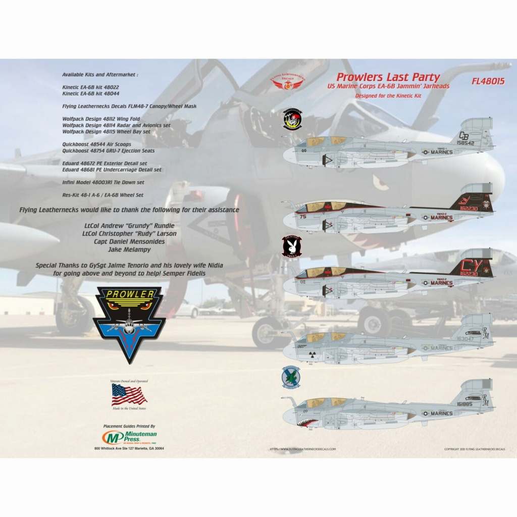 【再入荷】FL48015 米海兵隊 EA-6B プラウラー ラストパーティー