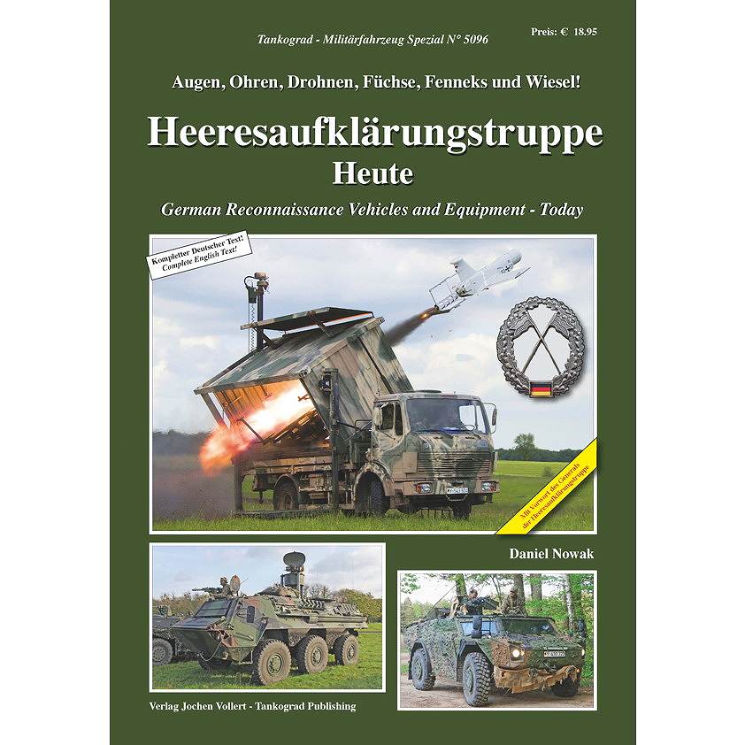 【新製品】5096 ドイツ連邦陸軍偵察部隊 偵察車輌と装備の現在
